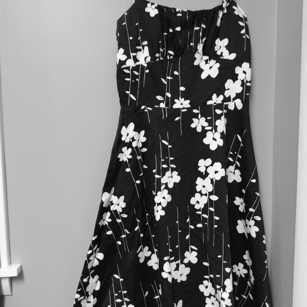 B. Moss Black & white Dress.